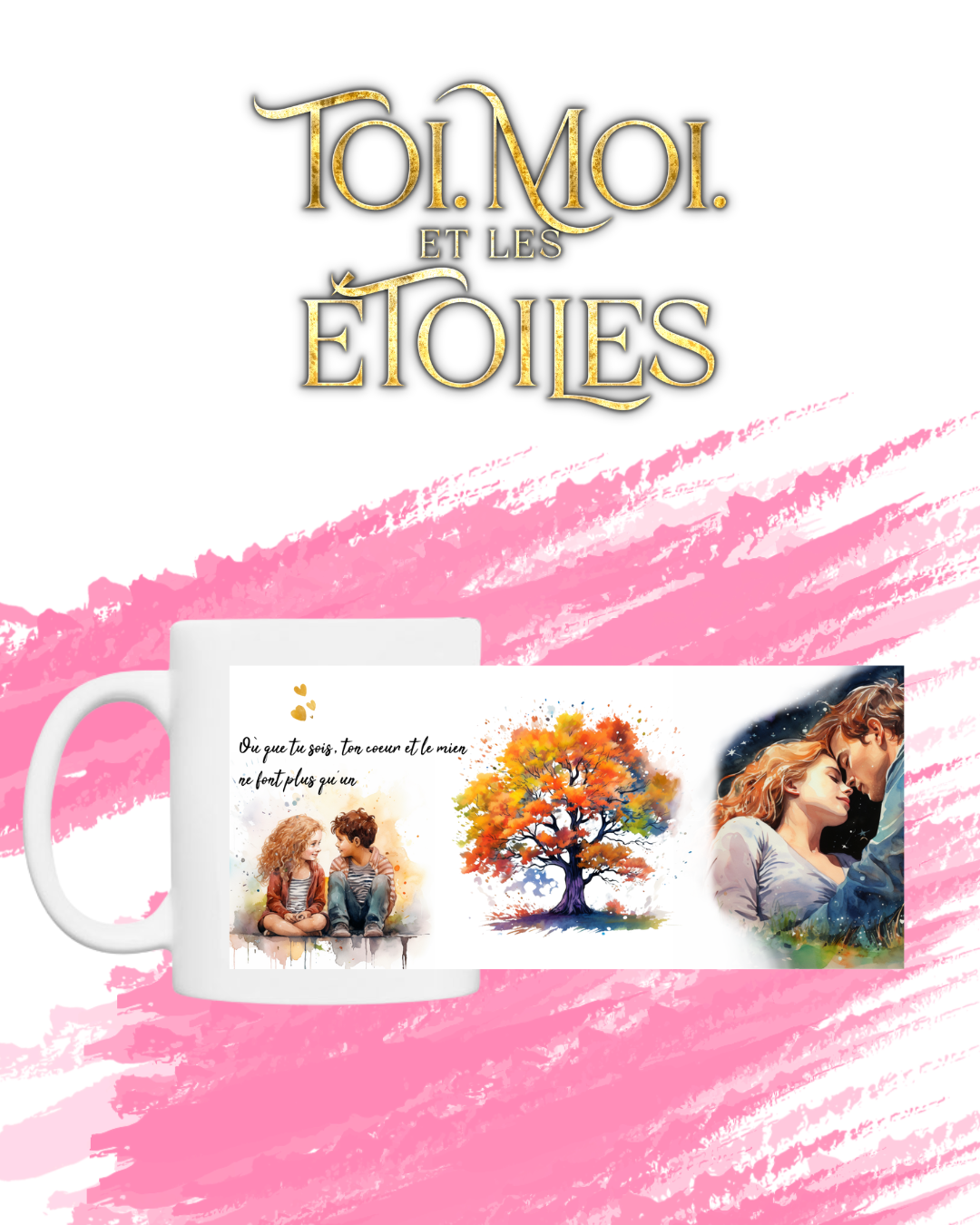 Mug Toi. Moi. Et les étoiles relié illustrations