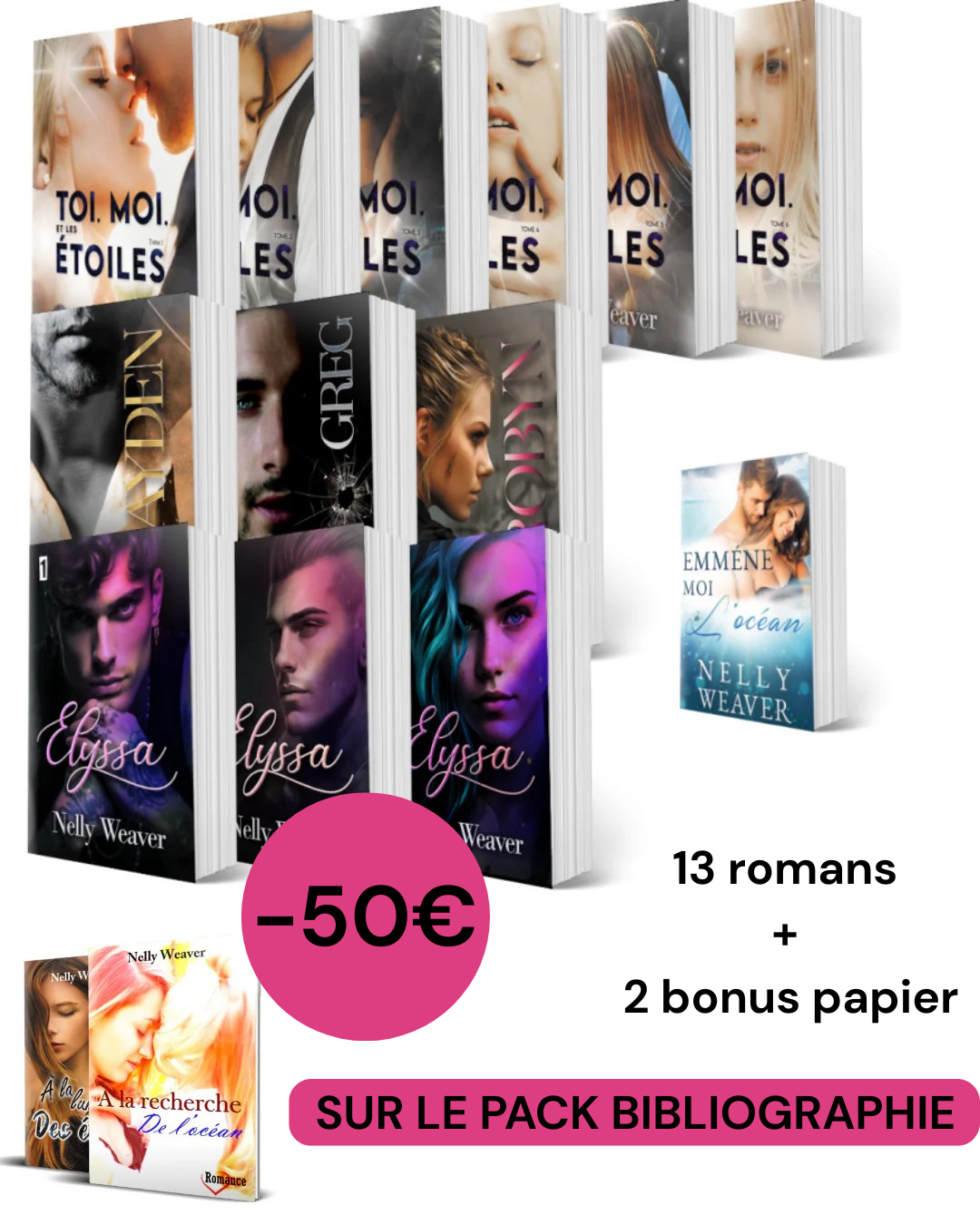 Pack Bibliographie - Édition spéciale signée par l'auteur + les bonus