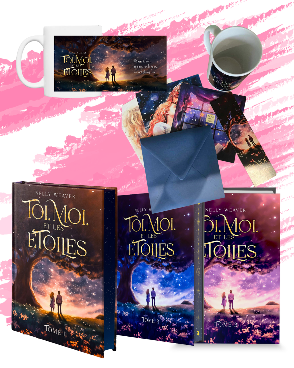 Précommande : Pack Relié collector partie 1/2 Toi. Moi. Et les étoiles - Édition Luxe