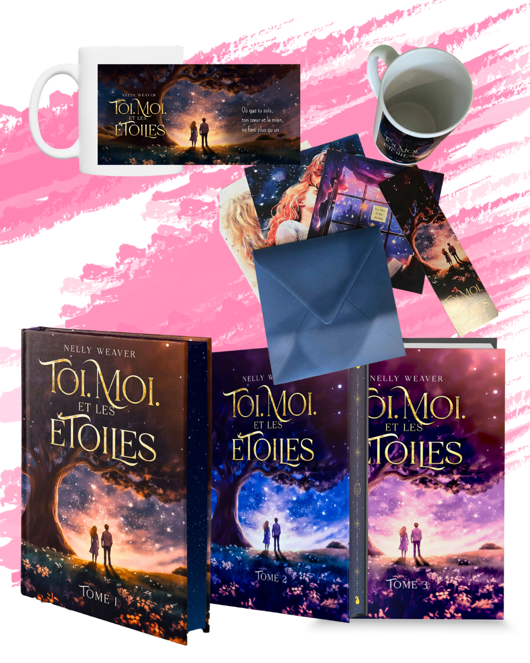 Précommande : Pack Relié collector partie 1/2 Toi. Moi. Et les étoiles - Édition Luxe