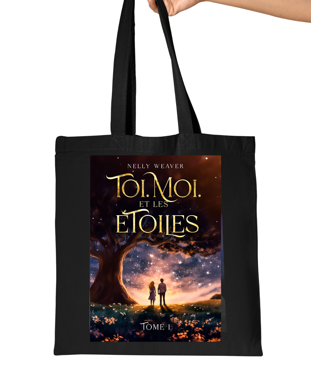 Tote bag relié Toi. Moi. Et les étoiles