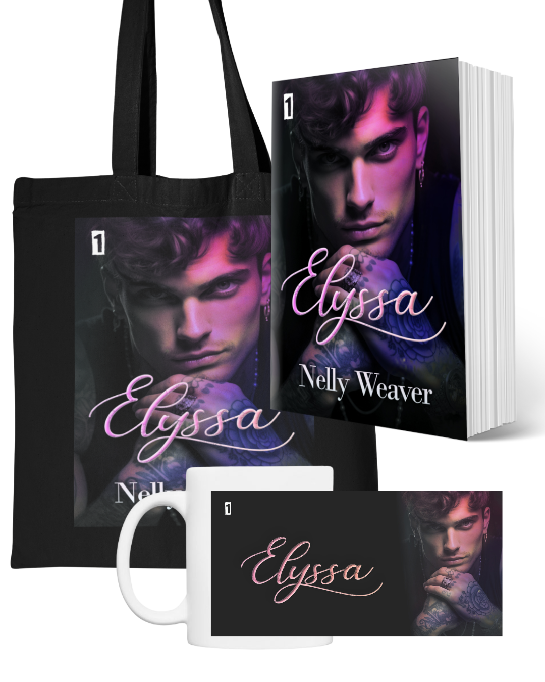 Box Elyssa T1 avec ses goodies