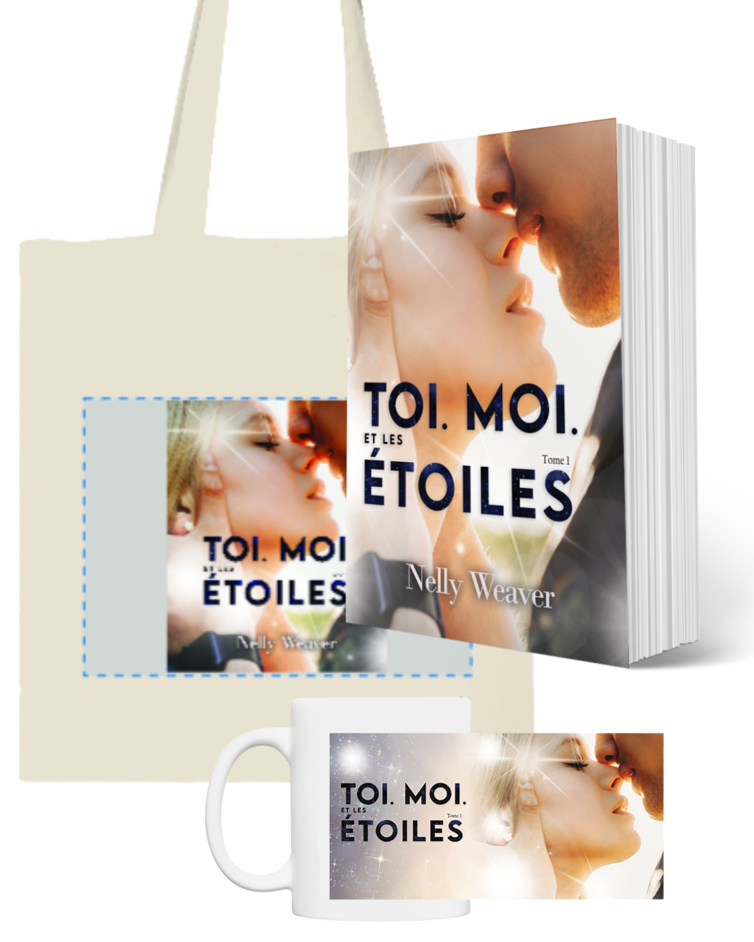 Box Toi. Moi. Et les étoiles T1 avec ses goodies