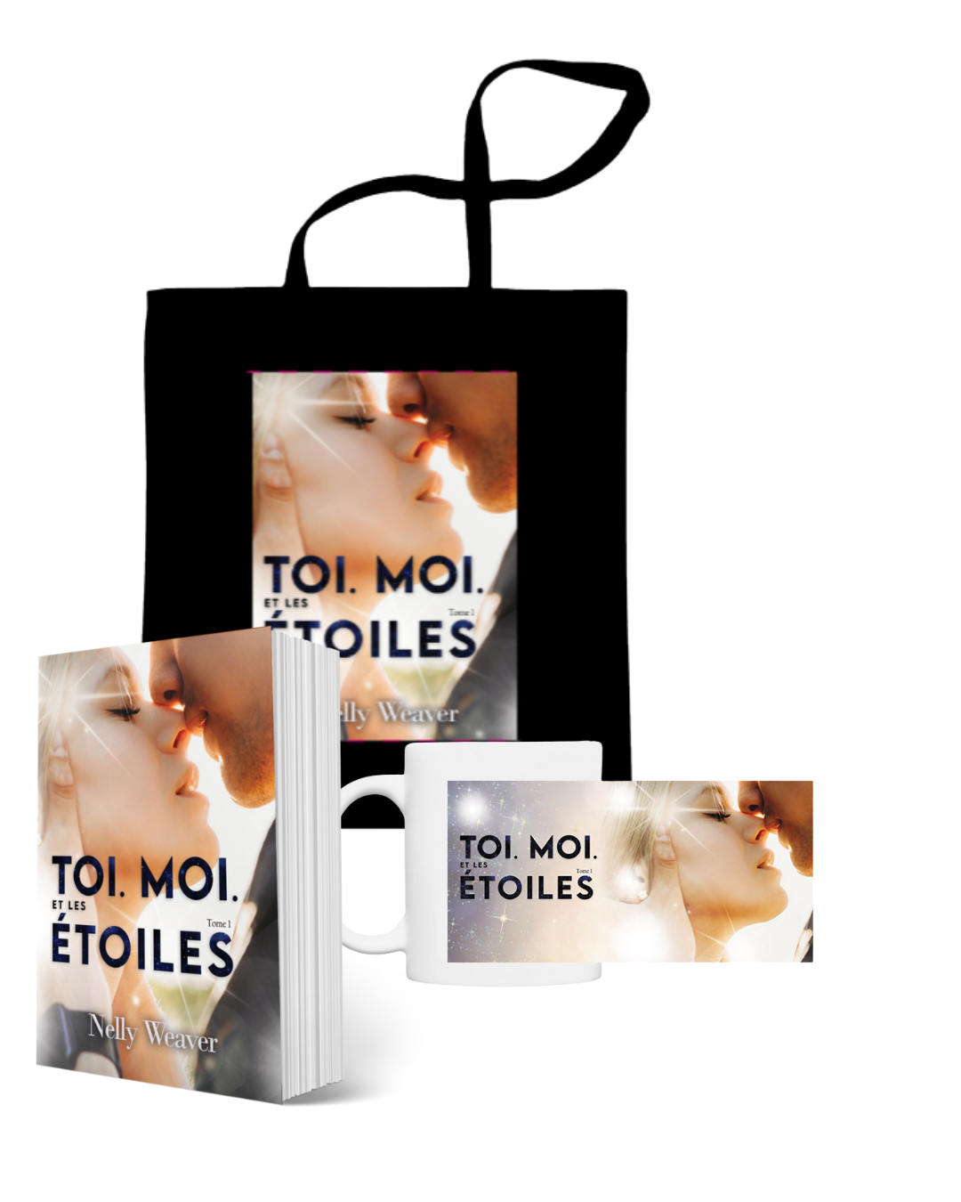 Box Toi. Moi. Et les étoiles T1 avec ses goodies