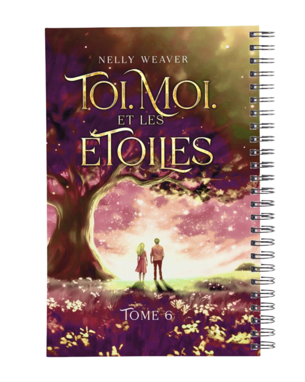 Le carnet + son stylo Relié Toi. Moi. Et les étoiles