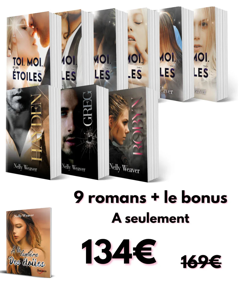 Pack Toi. Moi. Et les étoiles + spin off - Éditions spéciale signée par l'auteur + son bonus